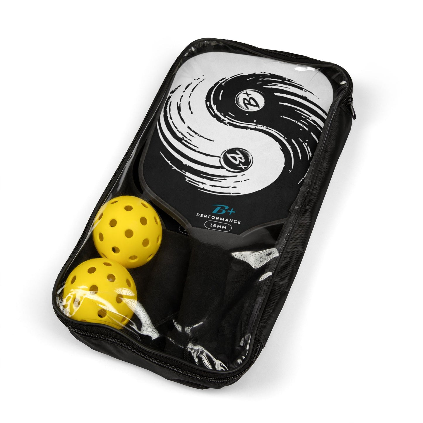 Pickleball Paddle Set — Yin Yang Design Pickleball Kit with Balls