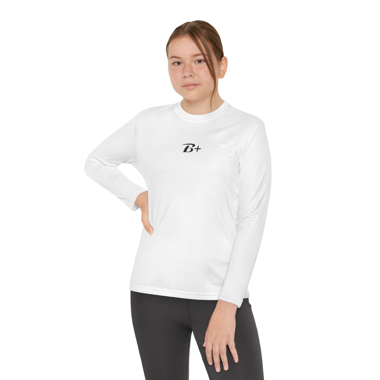 B+ Blood Type Youth Long Sleeve Tee