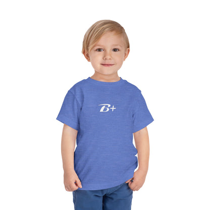 B+ Blood Type Toddler Tee — Cute Kids Short Sleeve Shirt