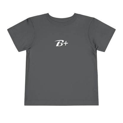 B+ Blood Type Toddler Tee — Cute Kids Short Sleeve Shirt
