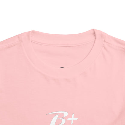 B+ Blood Type Toddler Tee — Cute Kids Short Sleeve Shirt