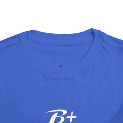 B+ Blood Type Toddler Tee — Cute Kids Short Sleeve Shirt