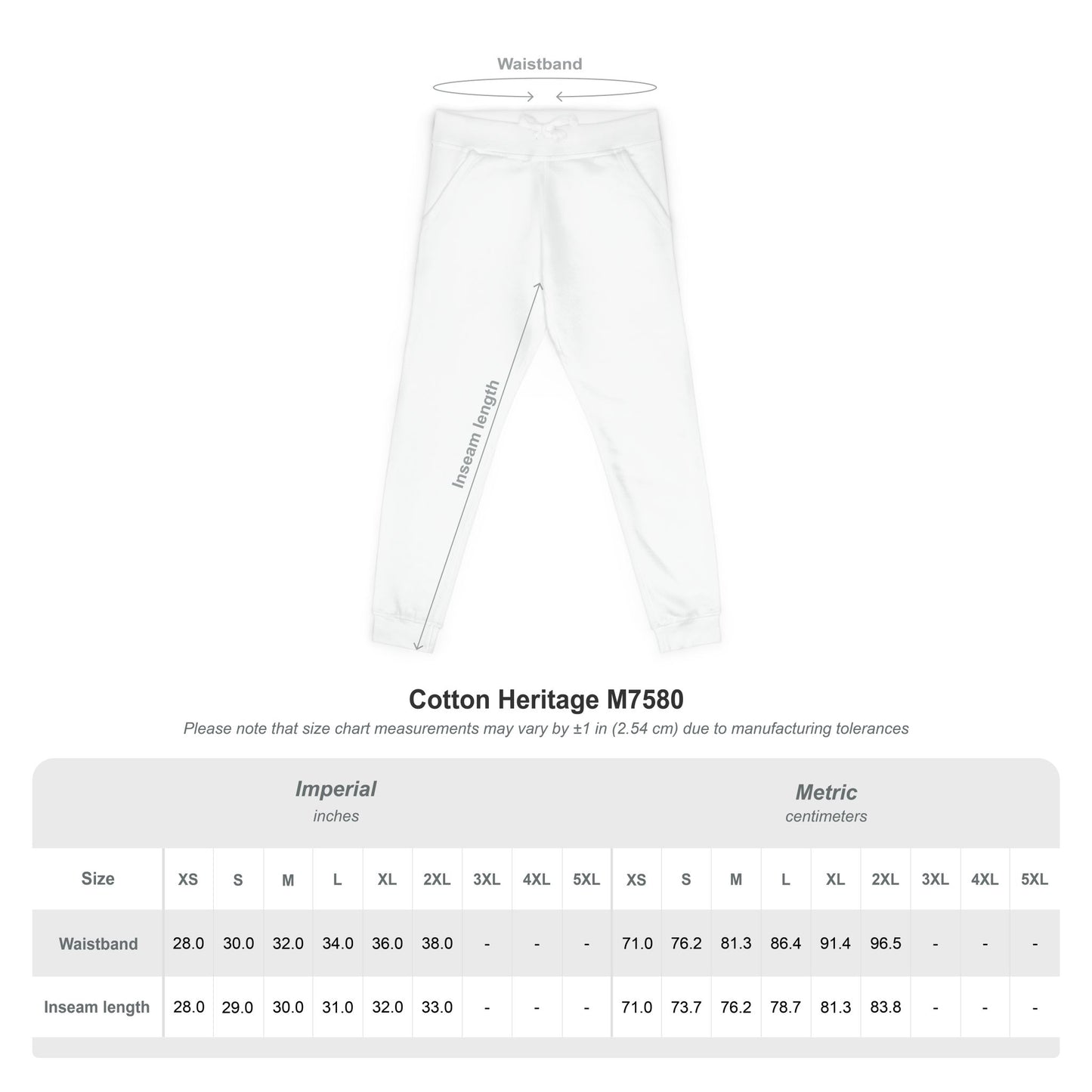 Embroidered 'B+' Fleece Sweatpants — Minimal White Joggers
