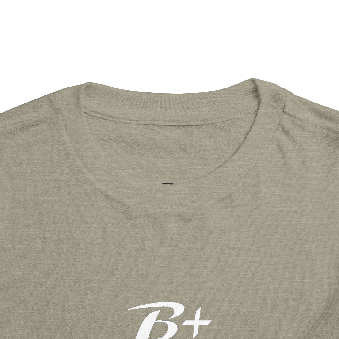 B+ Blood Type Toddler Tee — Cute Kids Short Sleeve Shirt