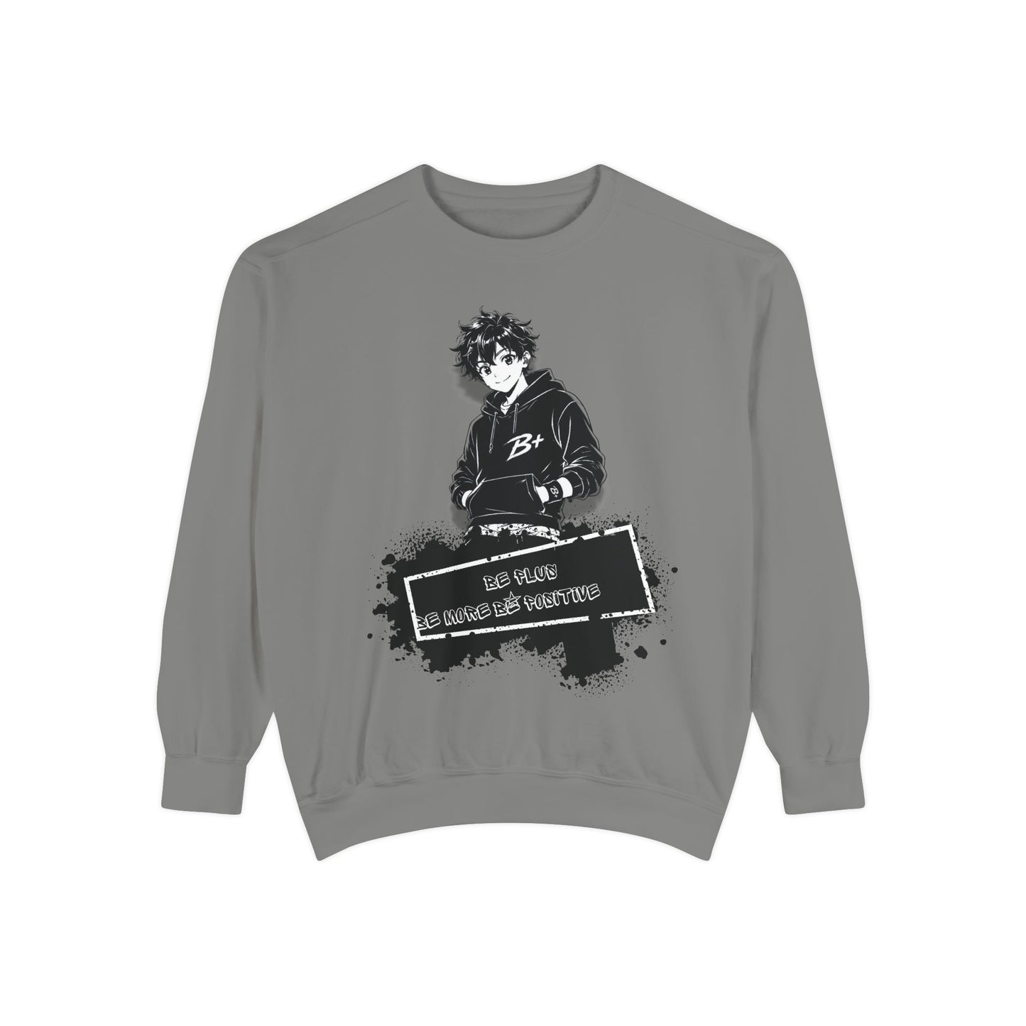 Graphic Anime Sweatshirt — "Be Kind to Those Who Hurt You" Hoodie-Style Pullover