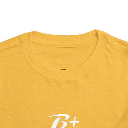 B+ Blood Type Toddler Tee — Cute Kids Short Sleeve Shirt