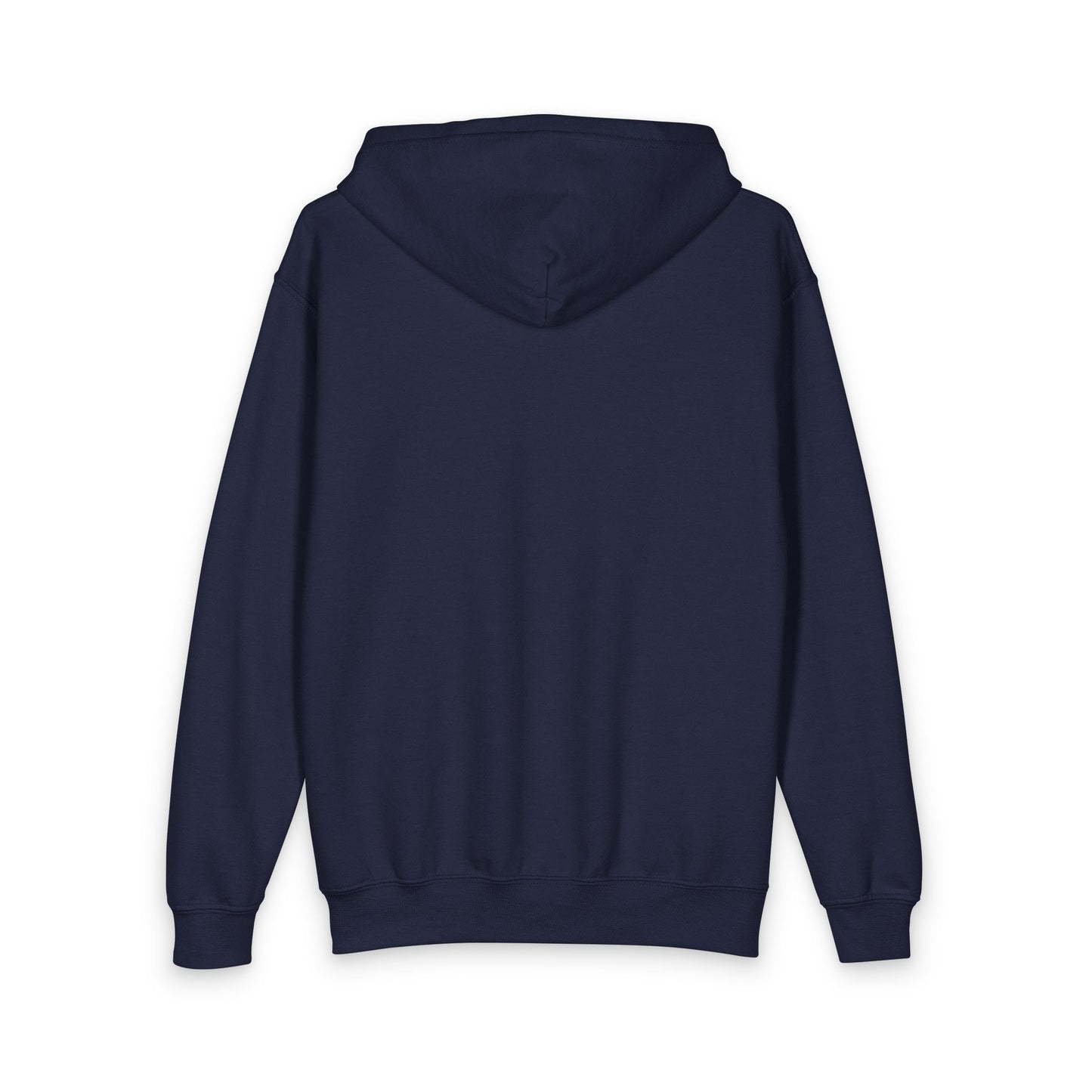 Youth Zip Hoodie — Black Casual Kids Hoodie