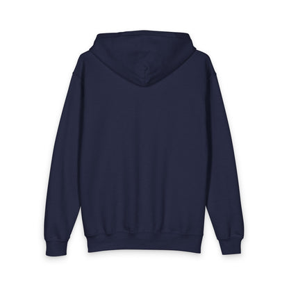 Youth Zip Hoodie — Black Casual Kids Hoodie