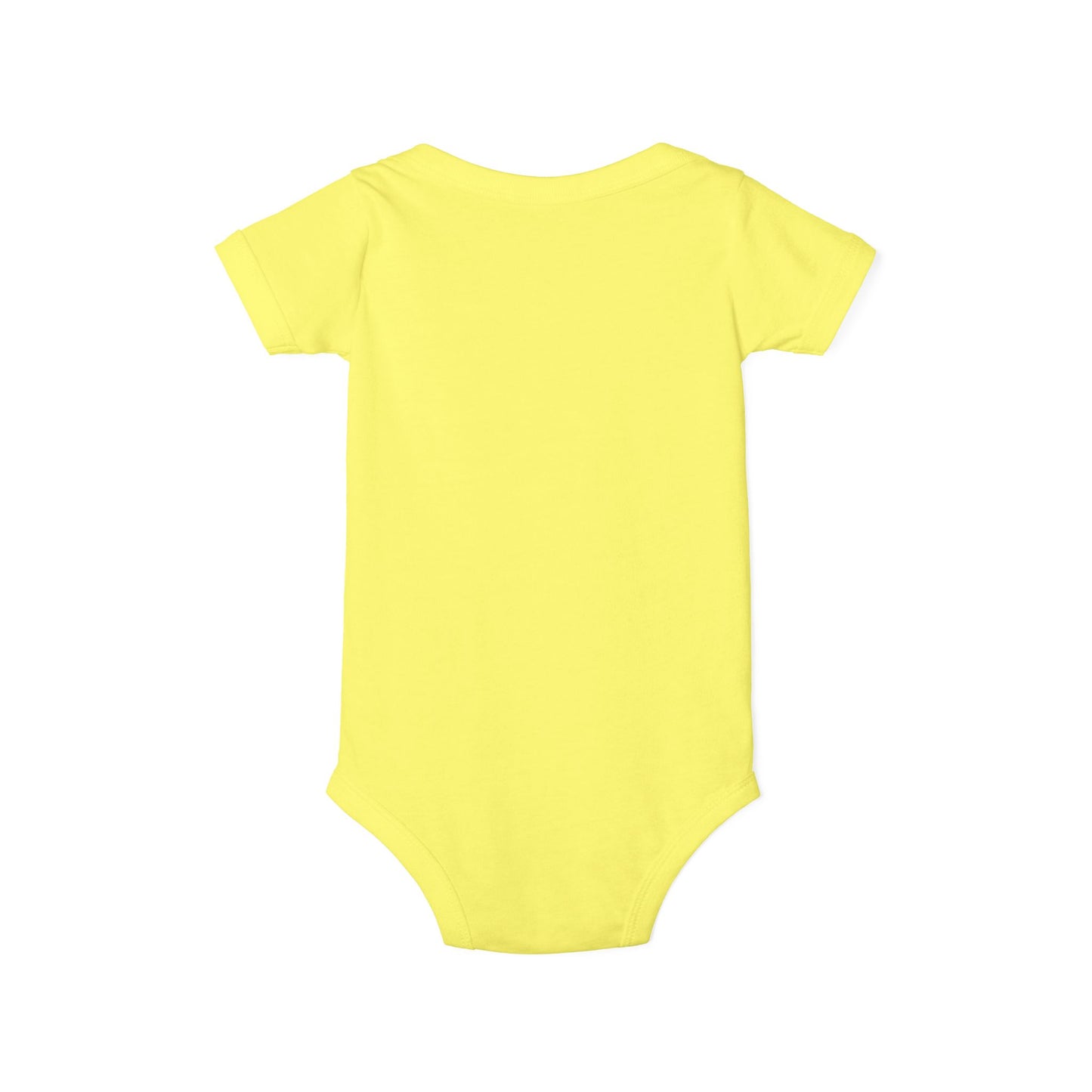 B+ Infant Bodysuit — Minimalist Baby One-Piece with Tiny Chest Graphic
