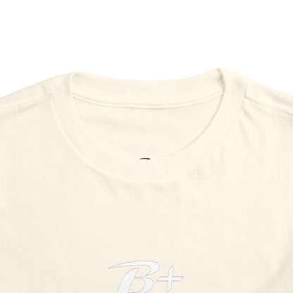 B+ Blood Type Toddler Tee — Cute Kids Short Sleeve Shirt