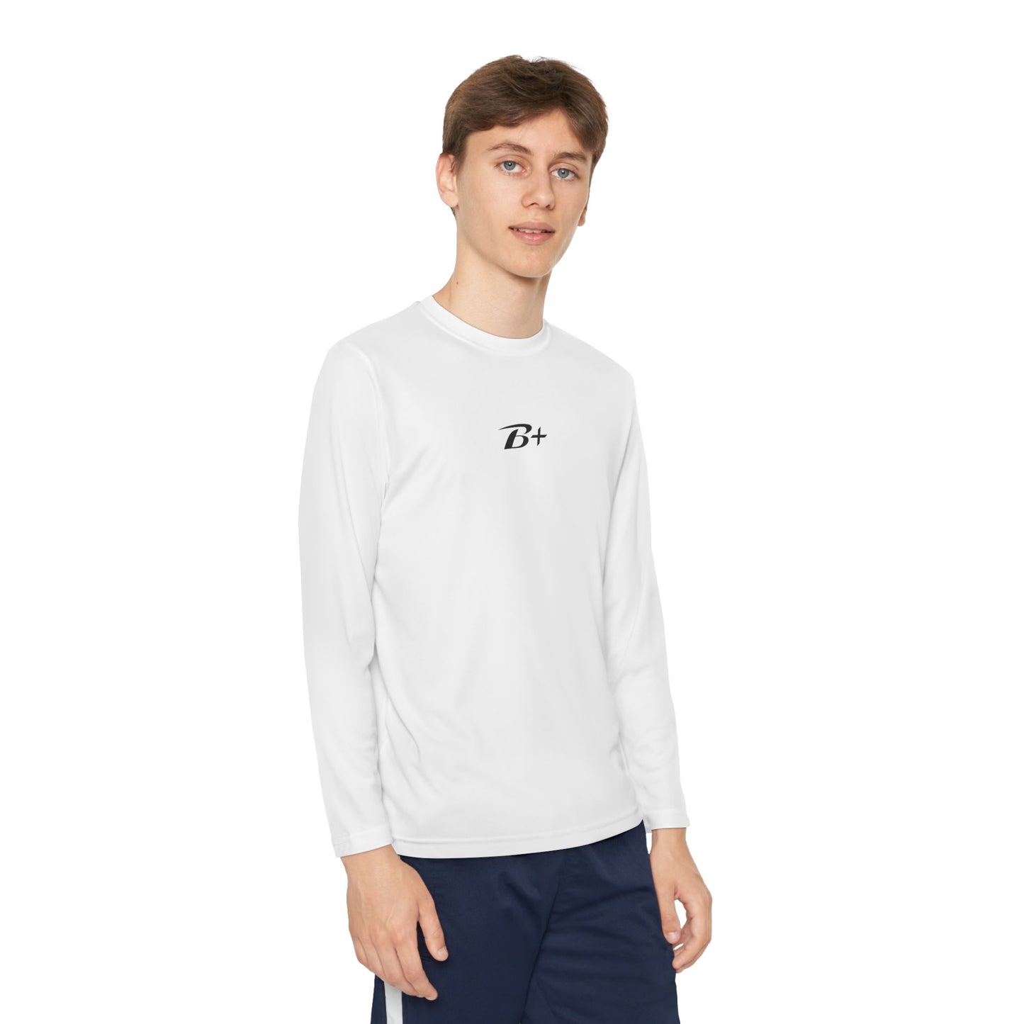 B+ Blood Type Youth Long Sleeve Tee