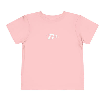 B+ Blood Type Toddler Tee — Cute Kids Short Sleeve Shirt