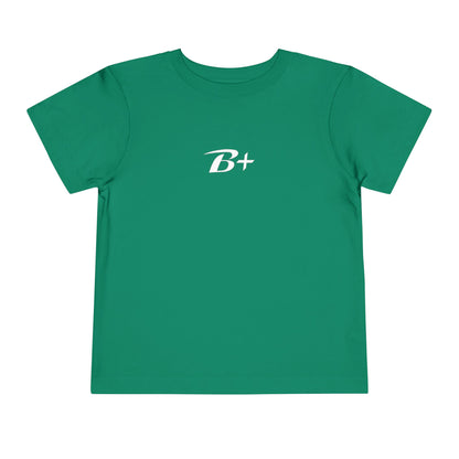 B+ Blood Type Toddler Tee — Cute Kids Short Sleeve Shirt