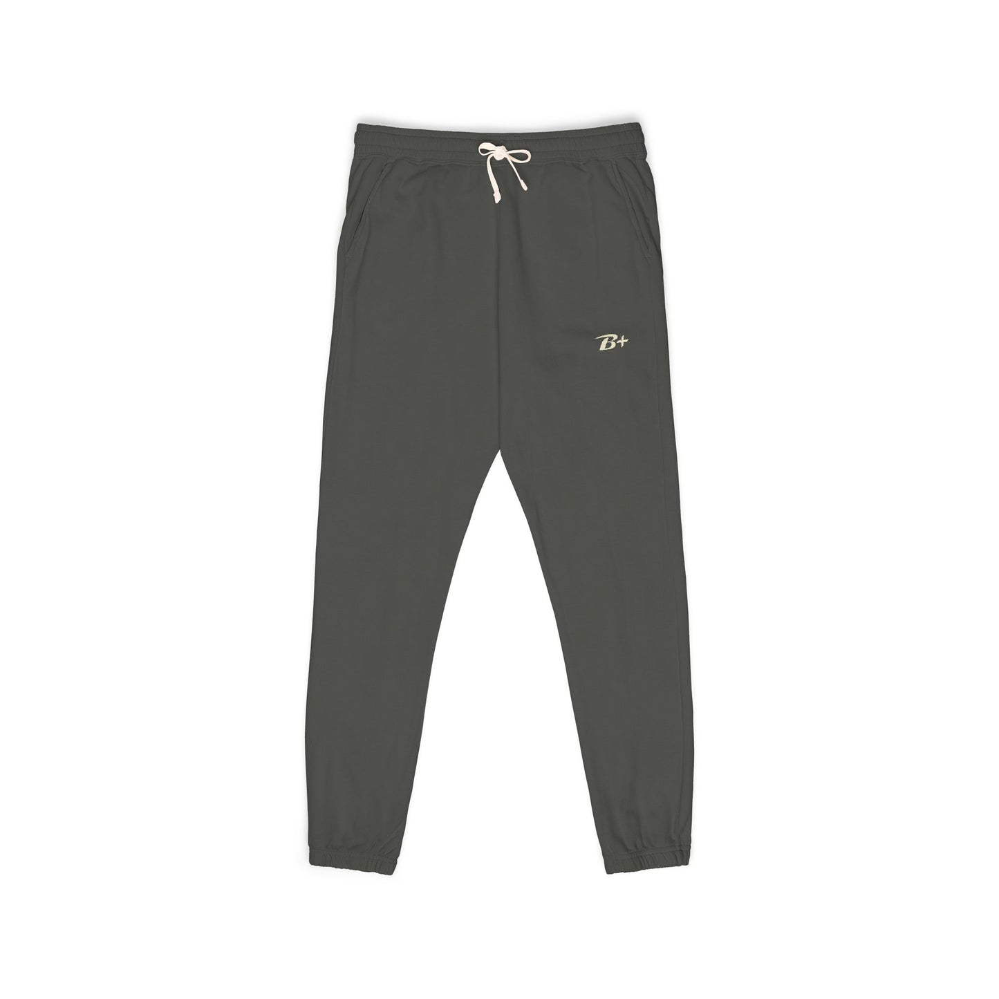 Garment-Dyed Fleece Sweatpants — Minimal D+ Logo