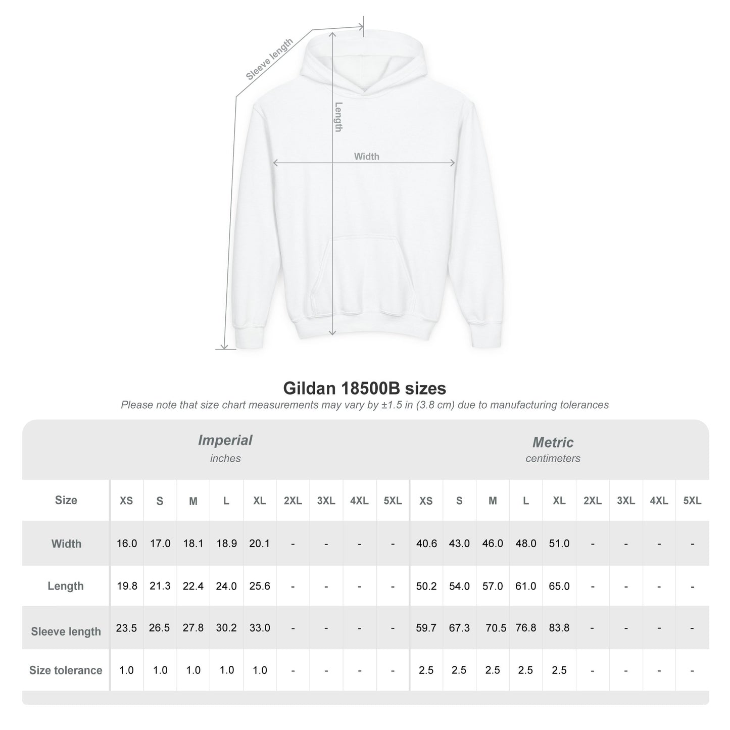 Youth Hoodie — 'B+' Minimal Grade Pride Sweatshirt