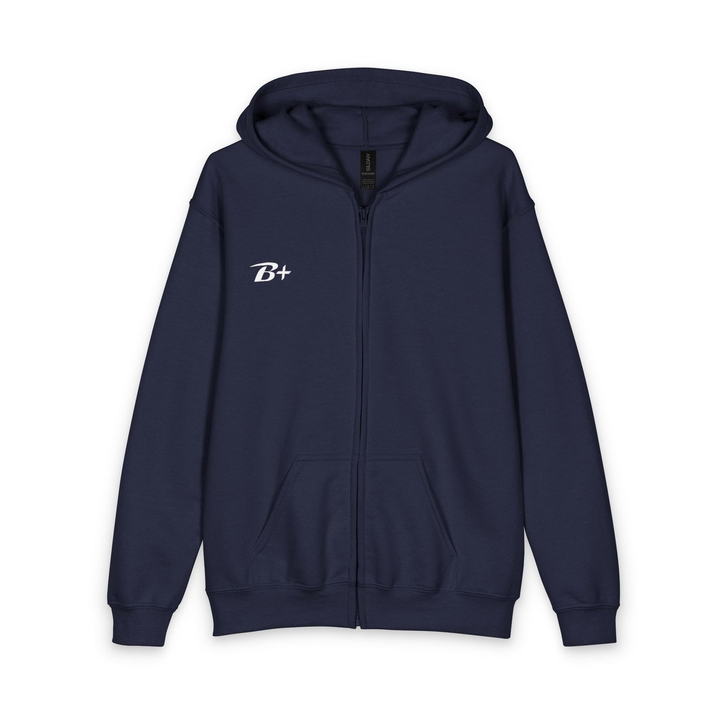 Youth Zip Hoodie — Black Casual Kids Hoodie