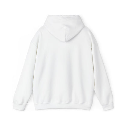 Hoodie — Minimal Black & White Sitting Girl Graphic Pullover