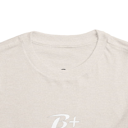 B+ Blood Type Toddler Tee — Cute Kids Short Sleeve Shirt