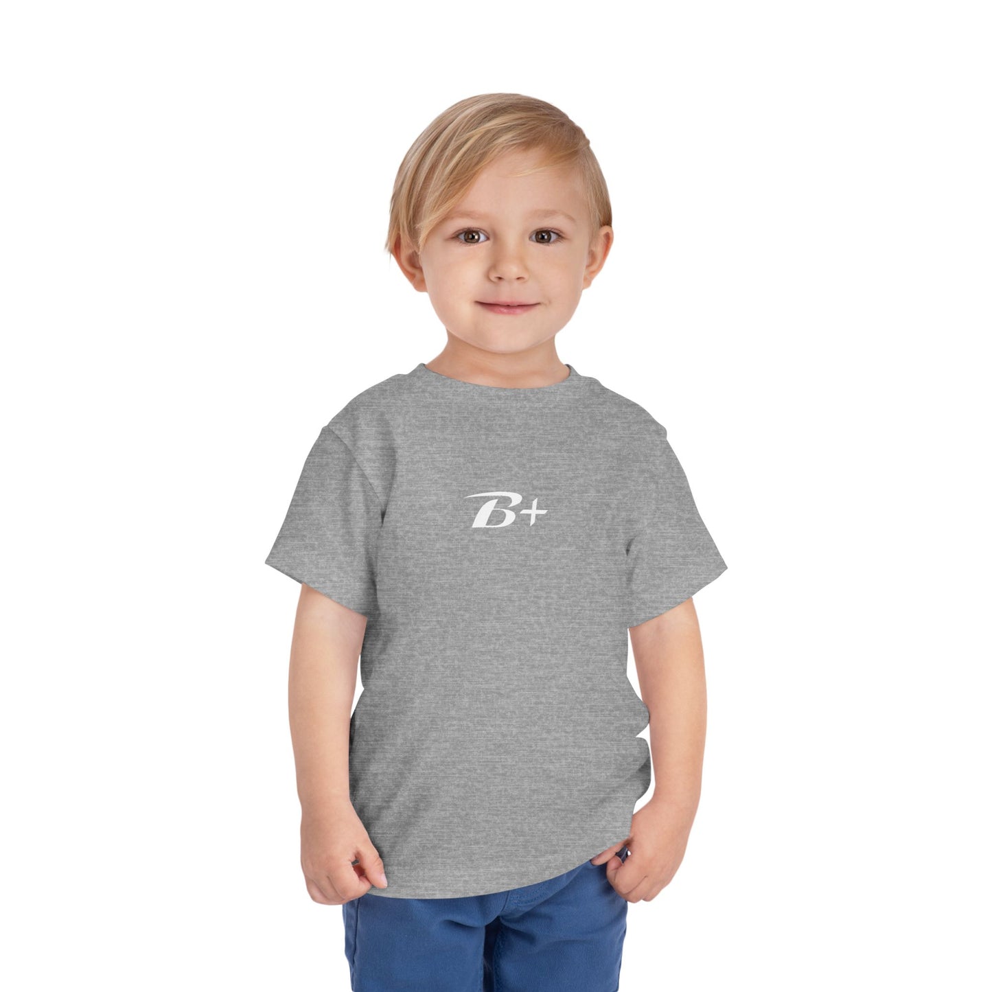 B+ Blood Type Toddler Tee — Cute Kids Short Sleeve Shirt