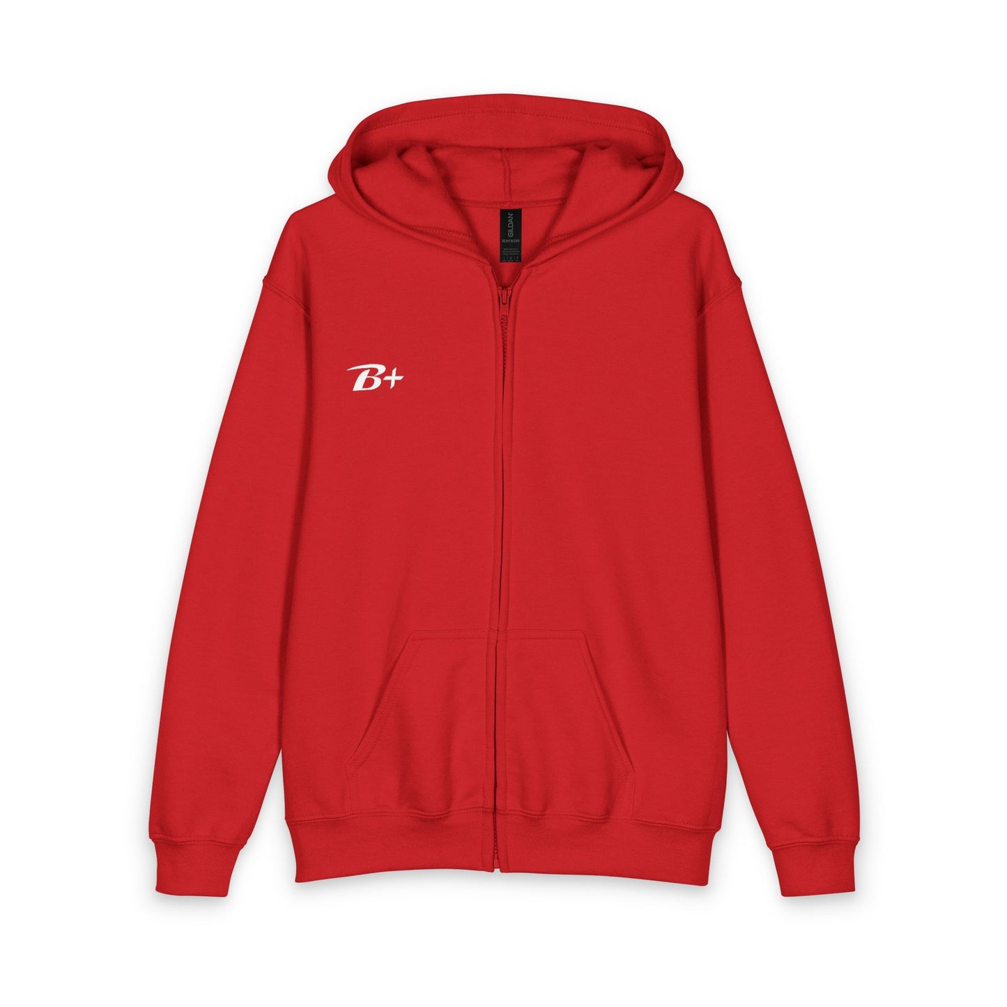 Youth Zip Hoodie — Black Casual Kids Hoodie