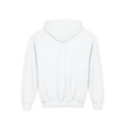 Youth Hoodie - 'B+' Girl Graphic Pullover (Cute Crown Skater Design)