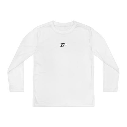 B+ Blood Type Youth Long Sleeve Tee