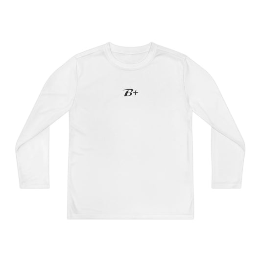 B+ Blood Type Youth Long Sleeve Tee