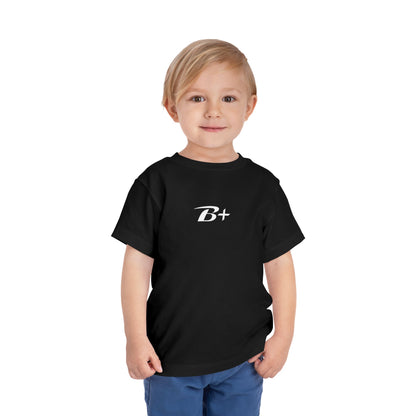 B+ Blood Type Toddler Tee — Cute Kids Short Sleeve Shirt