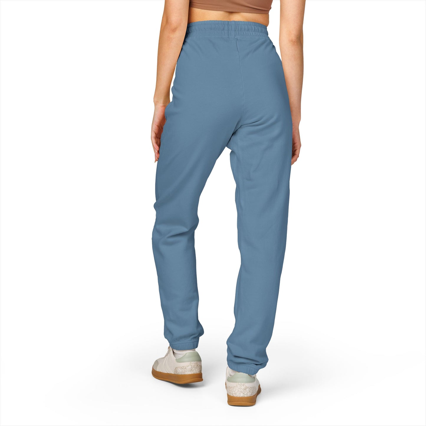 Garment-Dyed Fleece Sweatpants — Minimal D+ Logo