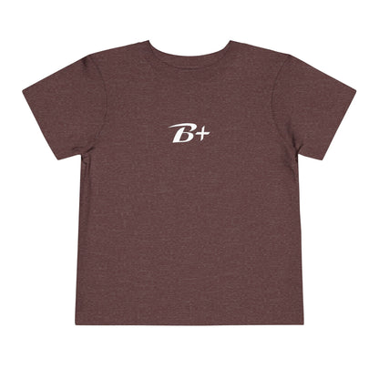 B+ Blood Type Toddler Tee — Cute Kids Short Sleeve Shirt