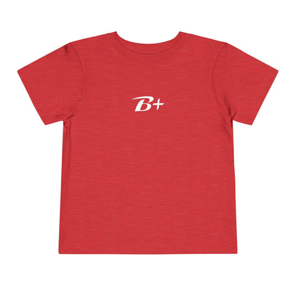 B+ Blood Type Toddler Tee — Cute Kids Short Sleeve Shirt