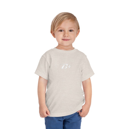 B+ Blood Type Toddler Tee — Cute Kids Short Sleeve Shirt