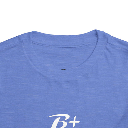 B+ Blood Type Toddler Tee — Cute Kids Short Sleeve Shirt