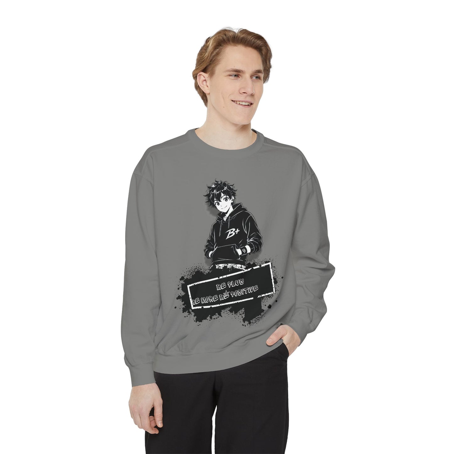 Graphic Anime Sweatshirt — "Be Kind to Those Who Hurt You" Hoodie-Style Pullover