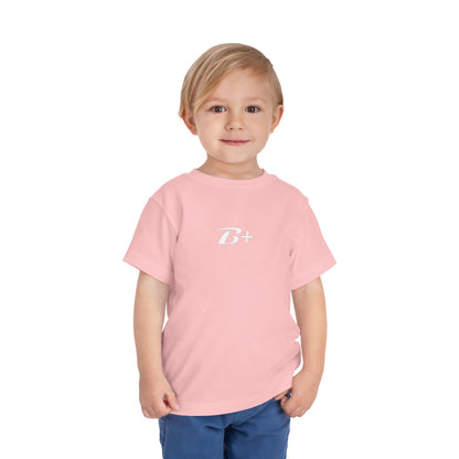 B+ Blood Type Toddler Tee — Cute Kids Short Sleeve Shirt