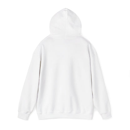 Hoodie — Minimal Black & White Sitting Girl Graphic Pullover