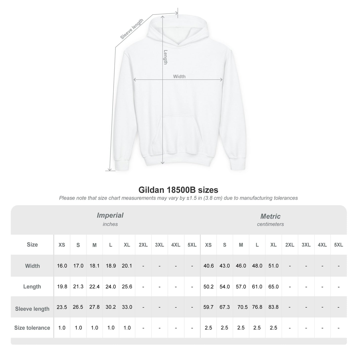 Youth Hoodie — 'B+' Minimal Grade Pride Sweatshirt