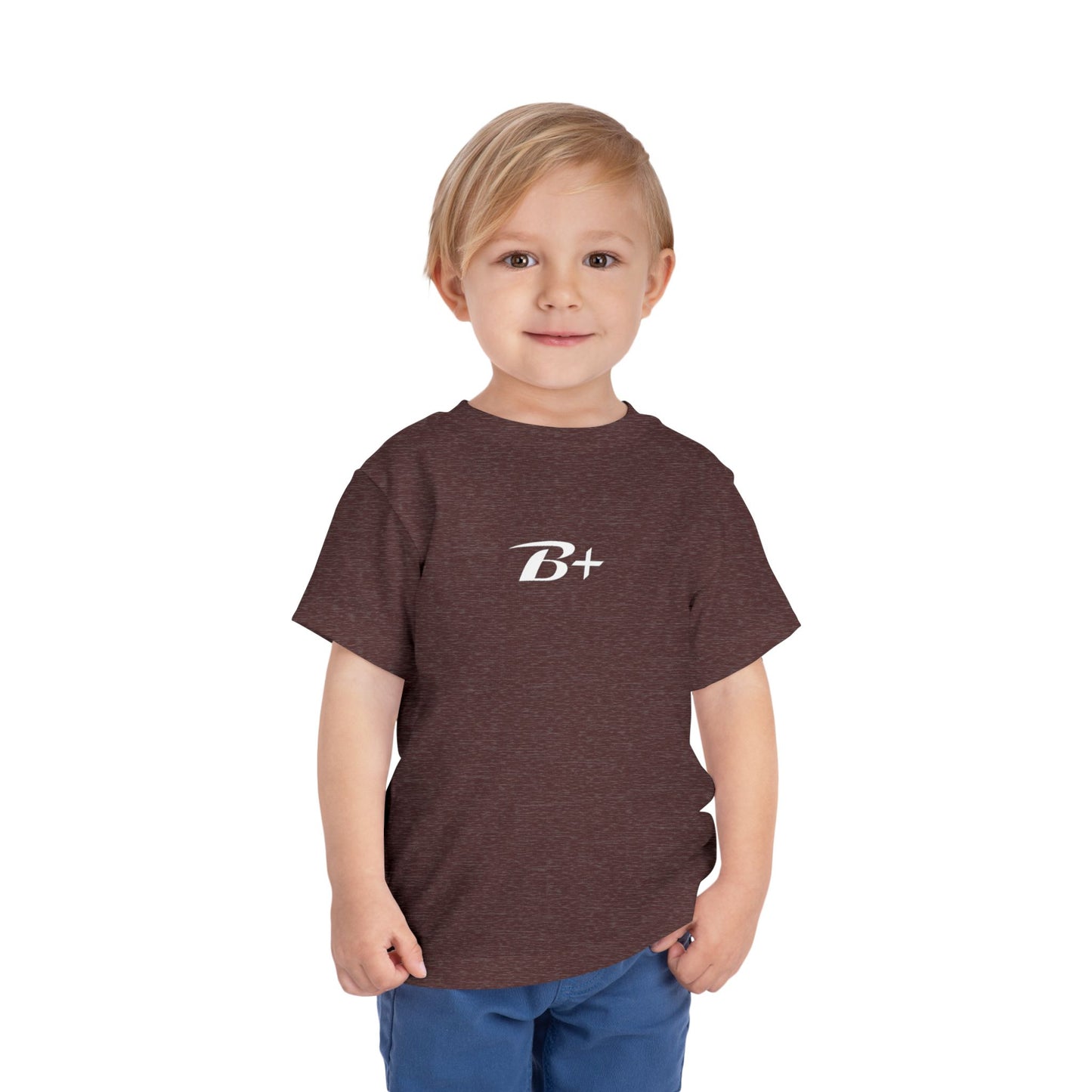 B+ Blood Type Toddler Tee — Cute Kids Short Sleeve Shirt