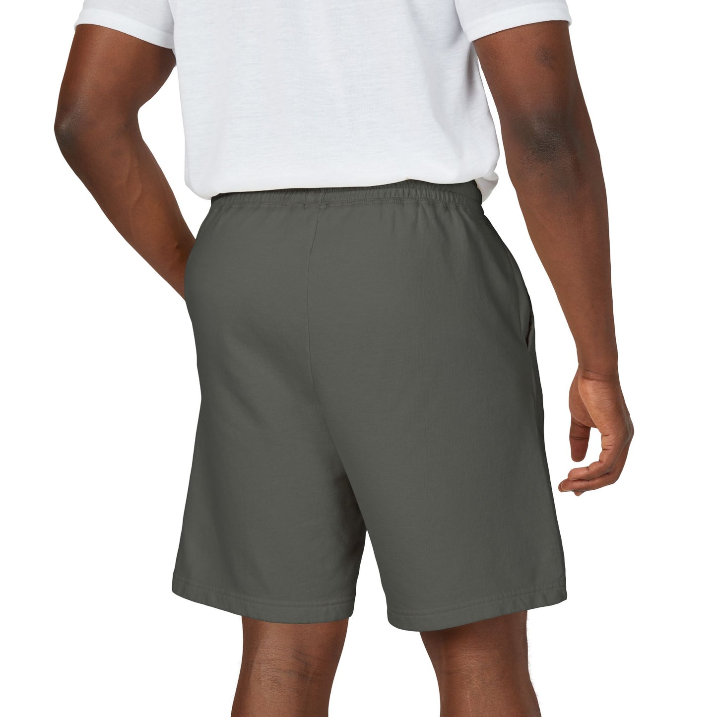 Fleece Sweat Shorts – Minimal "B+" Embroidered Lounge Shorts