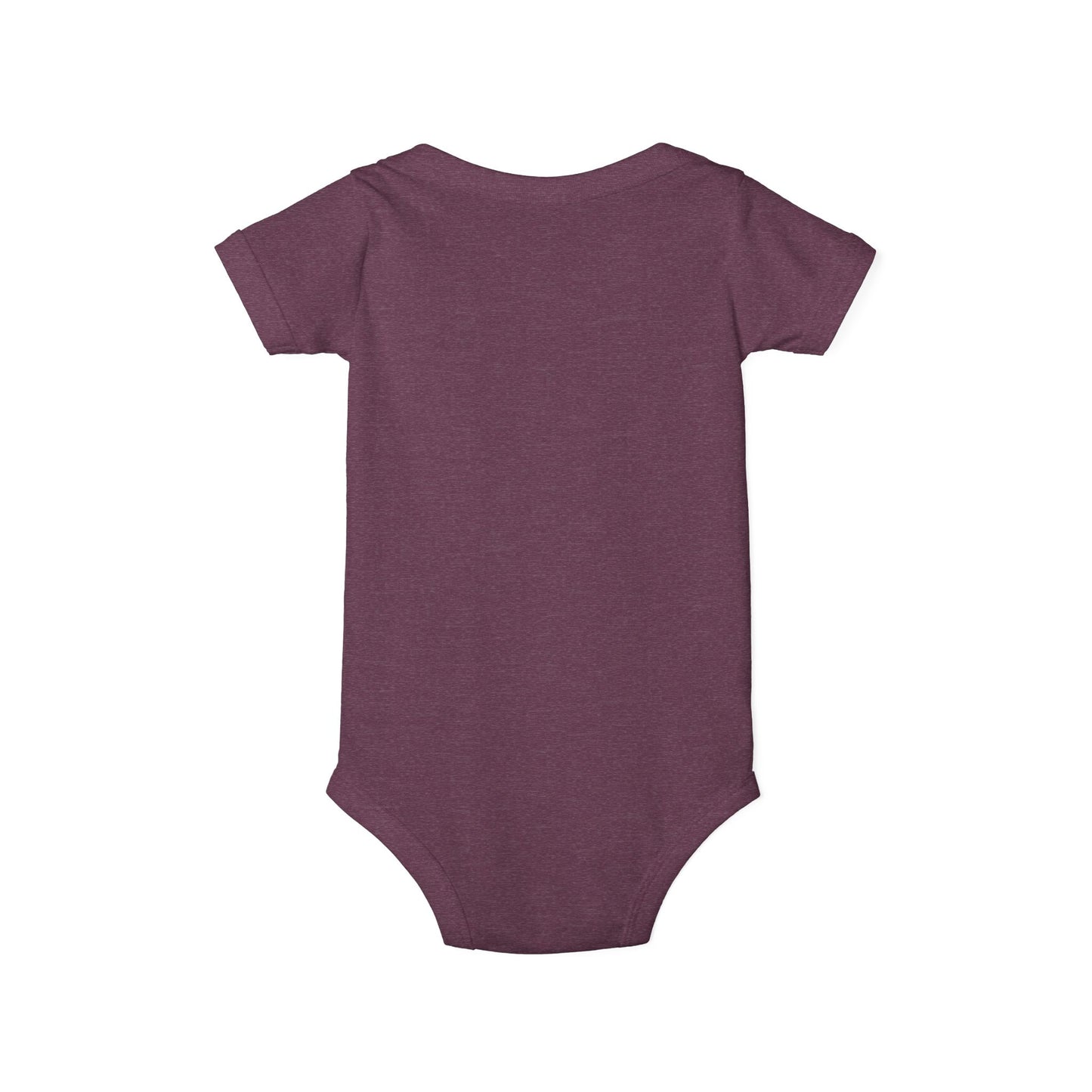 B+ Infant Bodysuit — Minimalist Baby One-Piece with Tiny Chest Graphic