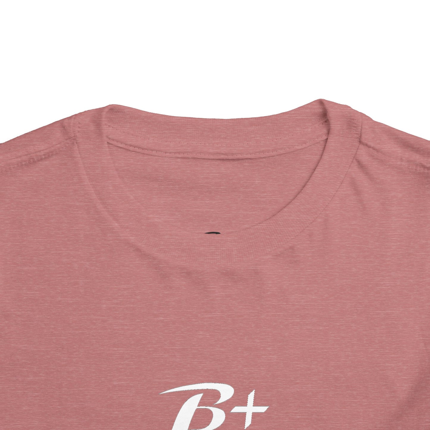 B+ Blood Type Toddler Tee — Cute Kids Short Sleeve Shirt