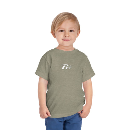 B+ Blood Type Toddler Tee — Cute Kids Short Sleeve Shirt