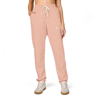 Garment-Dyed Fleece Sweatpants — Minimal D+ Logo