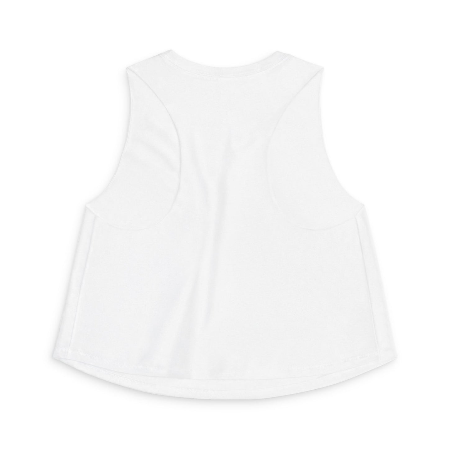 Crop Top — 'Be More' Fitness Girl Graphic Tank