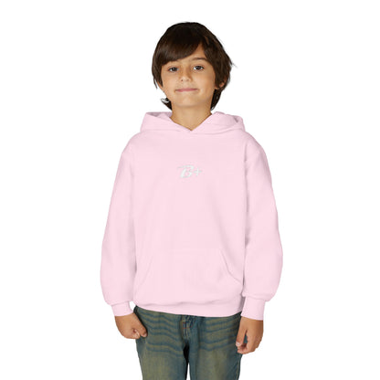 Youth Hoodie — 'B+' Minimal Grade Pride Sweatshirt