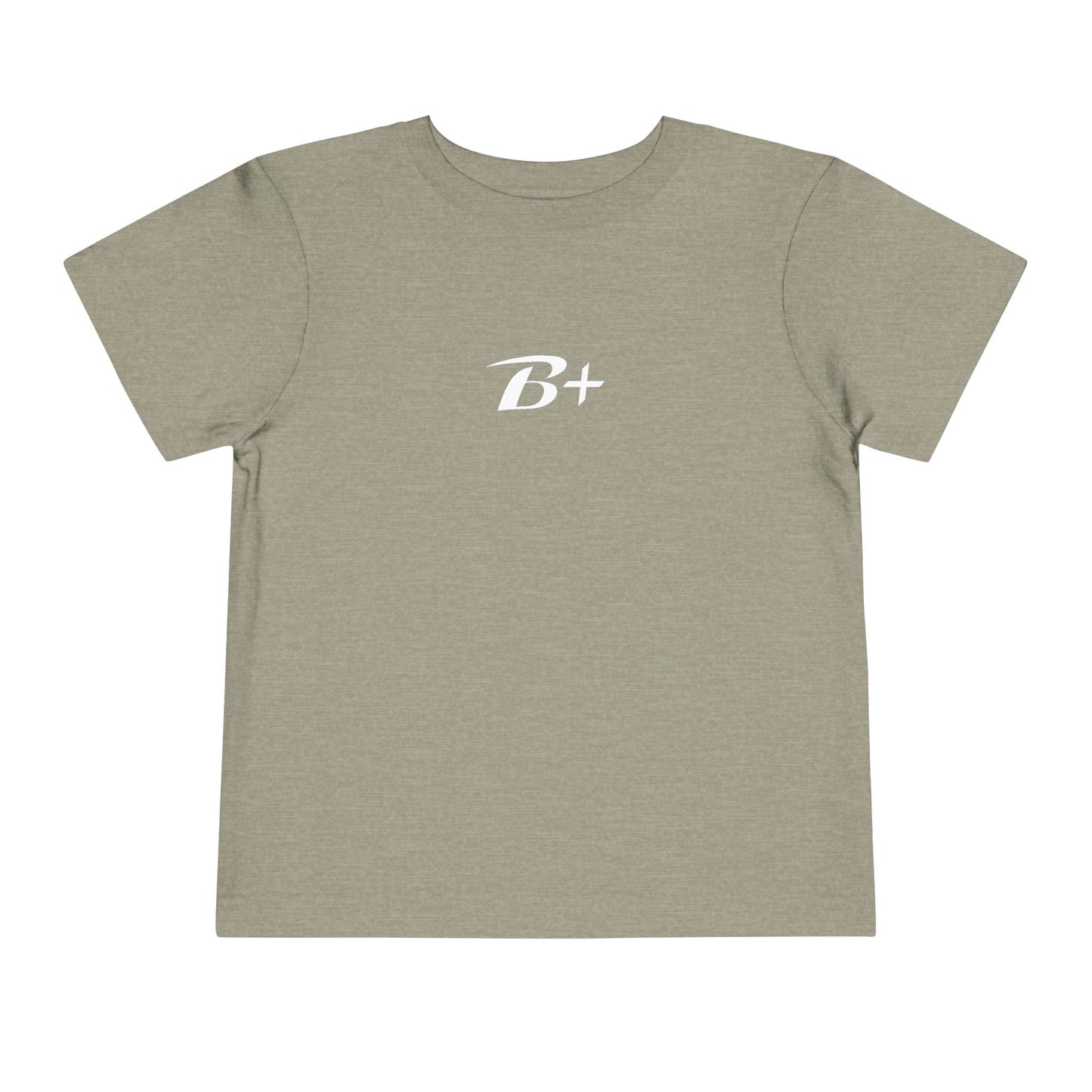 B+ Blood Type Toddler Tee — Cute Kids Short Sleeve Shirt