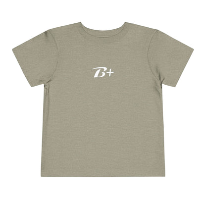 B+ Blood Type Toddler Tee — Cute Kids Short Sleeve Shirt
