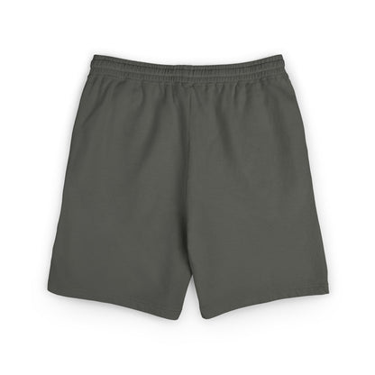 Fleece Sweat Shorts – Minimal "B+" Embroidered Lounge Shorts