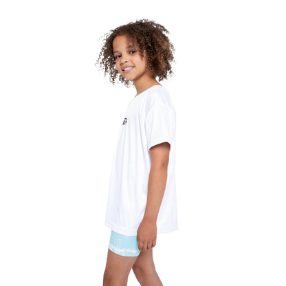 Kids Sports Jersey - B+ Minimal Athletic Tee for Boys & Girls