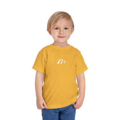 B+ Blood Type Toddler Tee — Cute Kids Short Sleeve Shirt